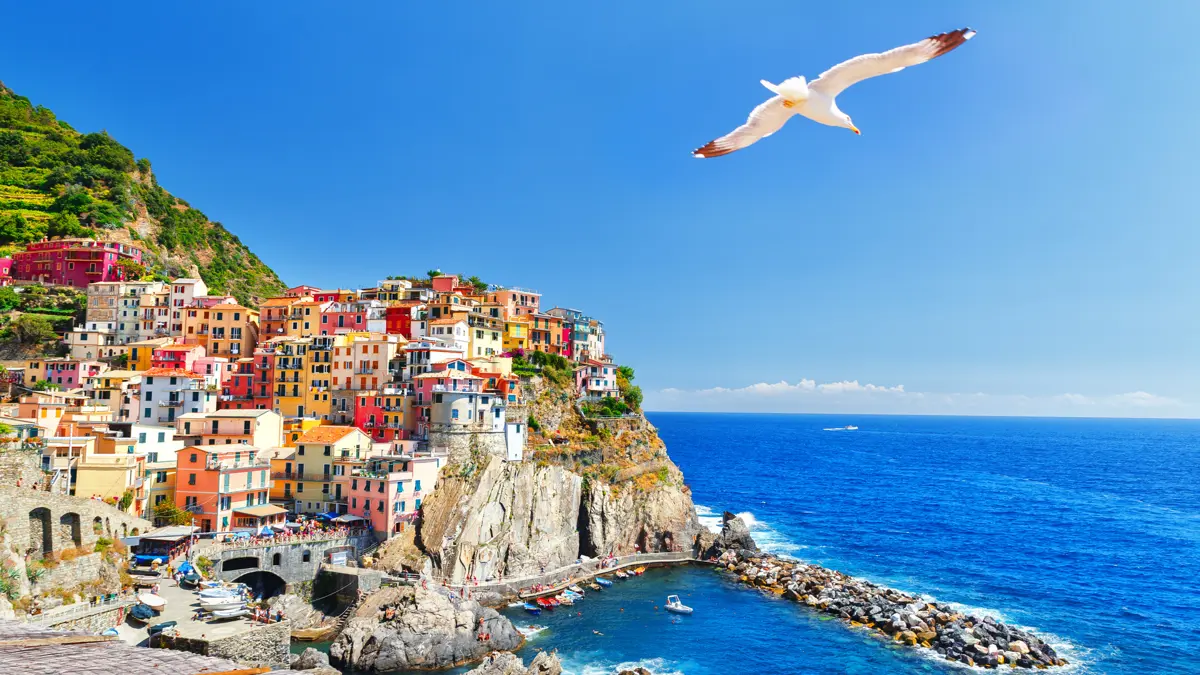 Cinque Terre Liguria Colourful Town Of Manarola 