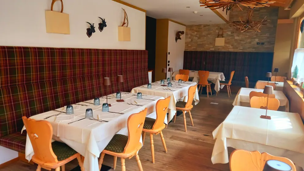 Italy, Dolomites, Selva, Hotel Somont, Restaurant [5]