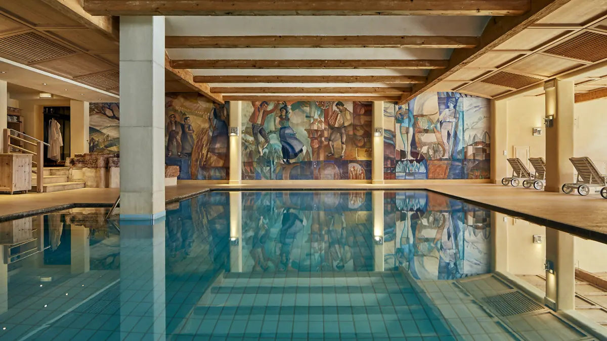 Inghams Italy Dolomites Corvara Sporthotel Panorama Swimmingpool 2