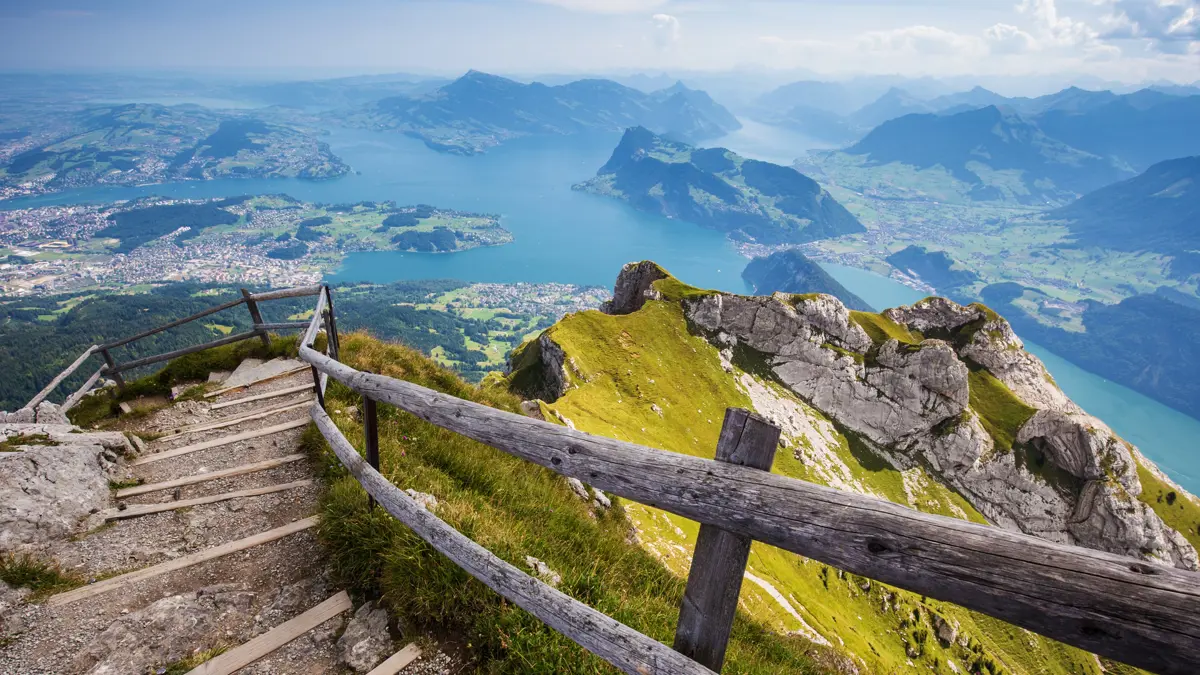 Lucerne View From Mount Pilatus