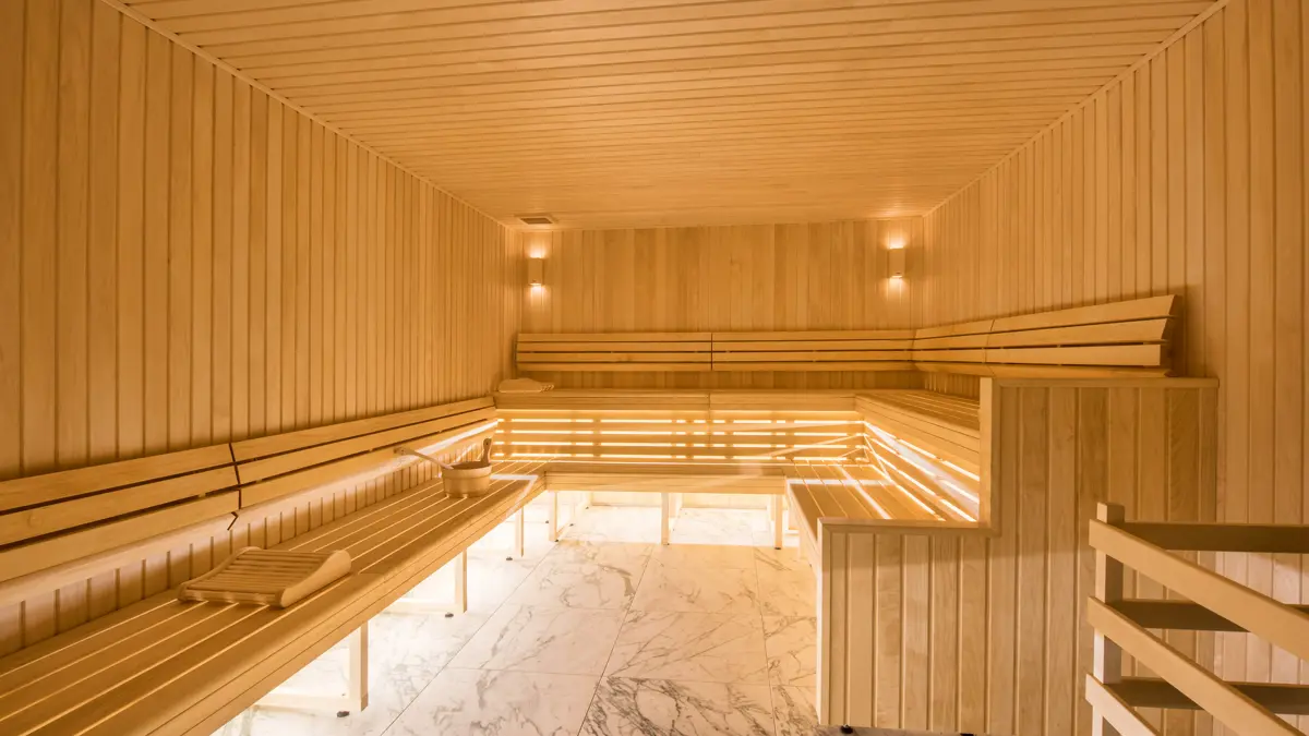 Hotel Fahrenheit Seven Courchevel Relaxation Area Sauna