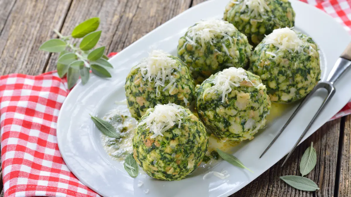 Spinatknödel Austrian Food