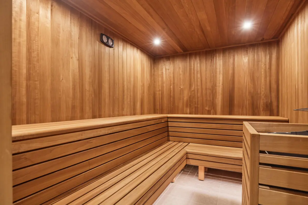 Hotel Lecrin Blanc La Rosiere Sauna