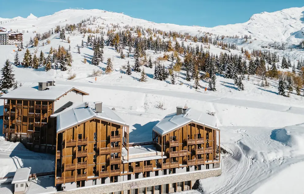 Hotel Lecrin Blanc La Rosiere Winter Exterior
