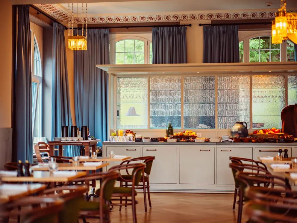 Grand Hotel Belvedere Wengen Switzerland Breakfast Buffet [6]