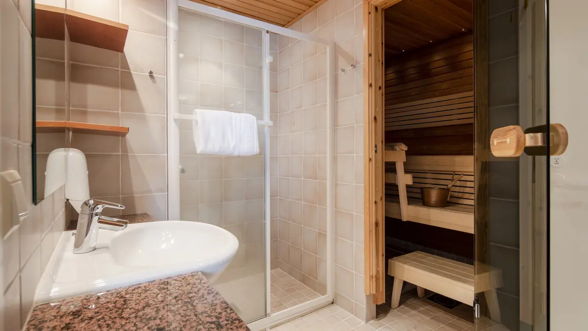 Akas Alp Apartments Yllas Typical Bathroom