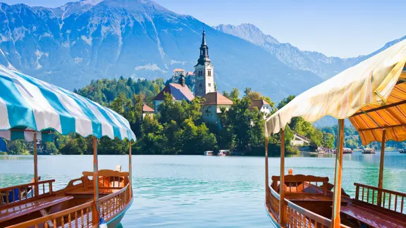 Lake Bled boats
