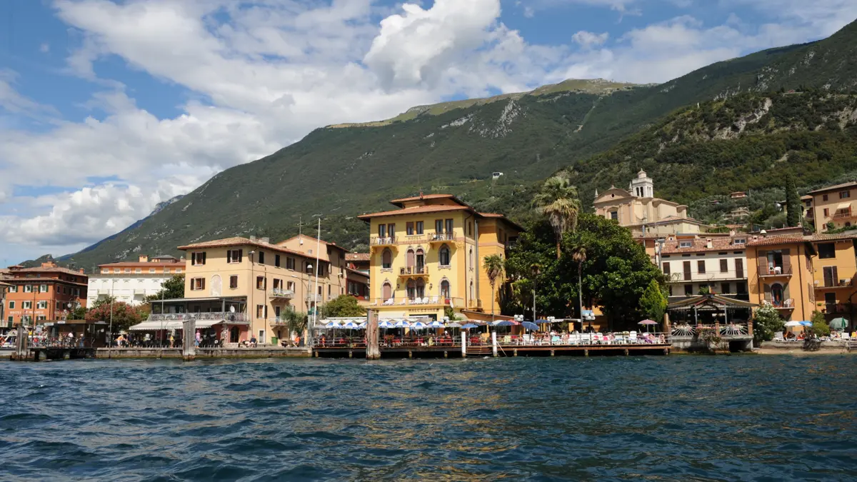 Hotel Malcesine Malcesine Hotel Exterior From Lake Garda