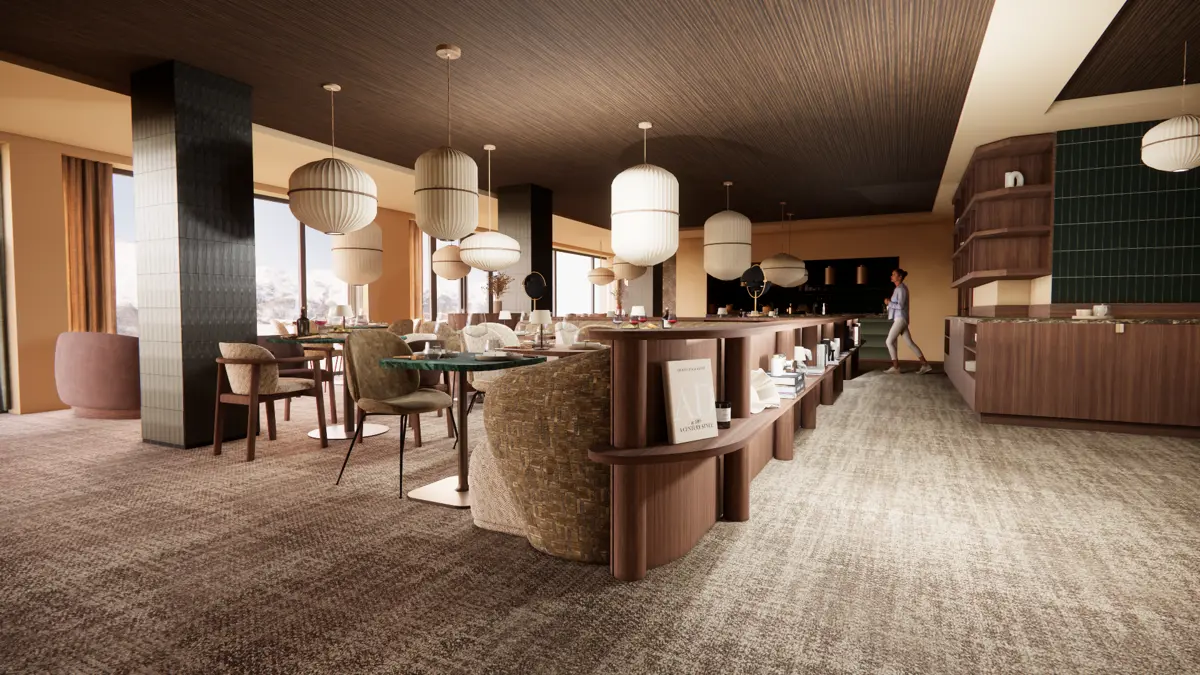 Hotel Fahrenheit Seven Les Menuires Restaurant ©Melvin Delantes (1)