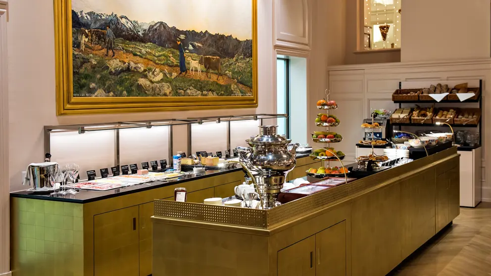 Hotel Schweizerhof St Moritz Breakfast Buffet [1]