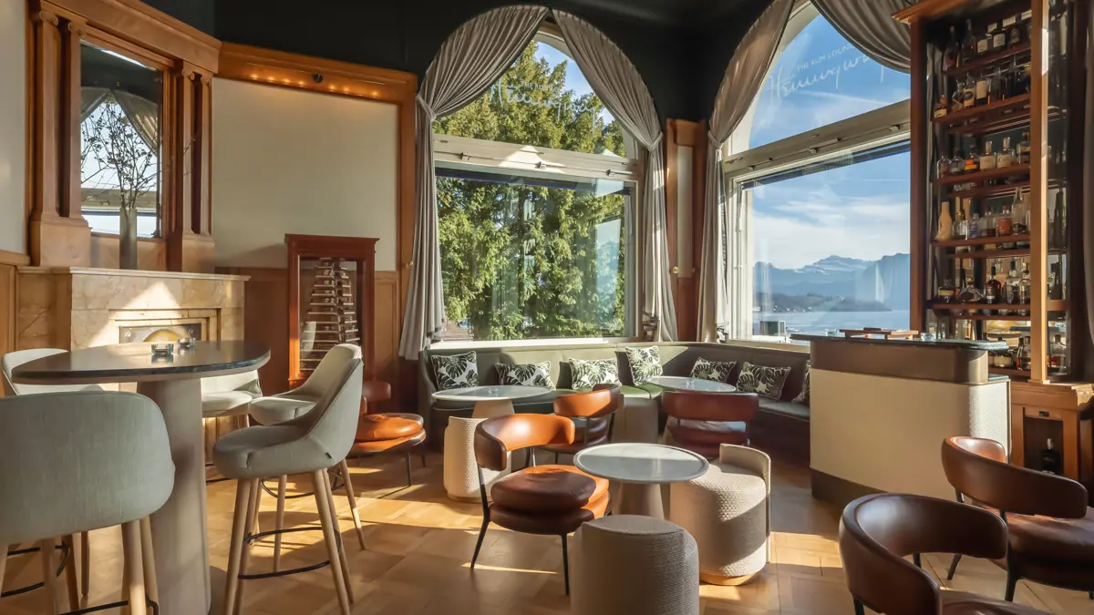 Hotel Montana Lucerne Hemingway Rum Lounge