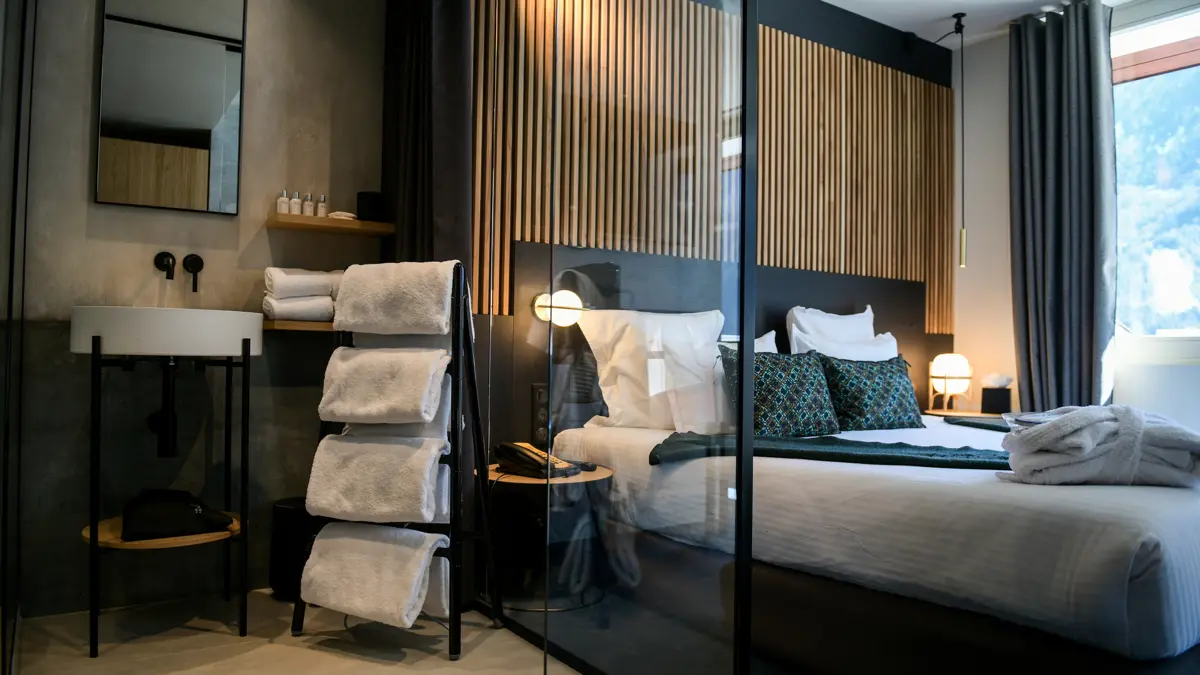 La Folie Douce Hotel Chamonix Premium Twin Bedroom