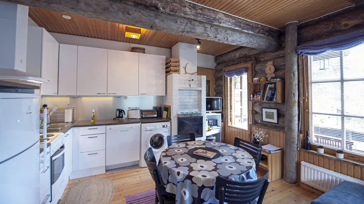 Yllas Log Cabins Yllas One Bedroom Cabin Interior 2