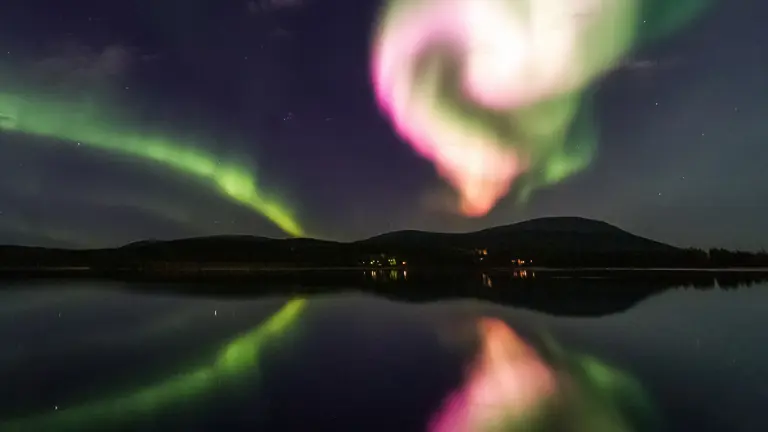 A scenic view of a landscape