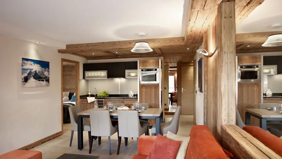 Residence Alexane Samoens Example Six Person Apartment Kitchen [1]