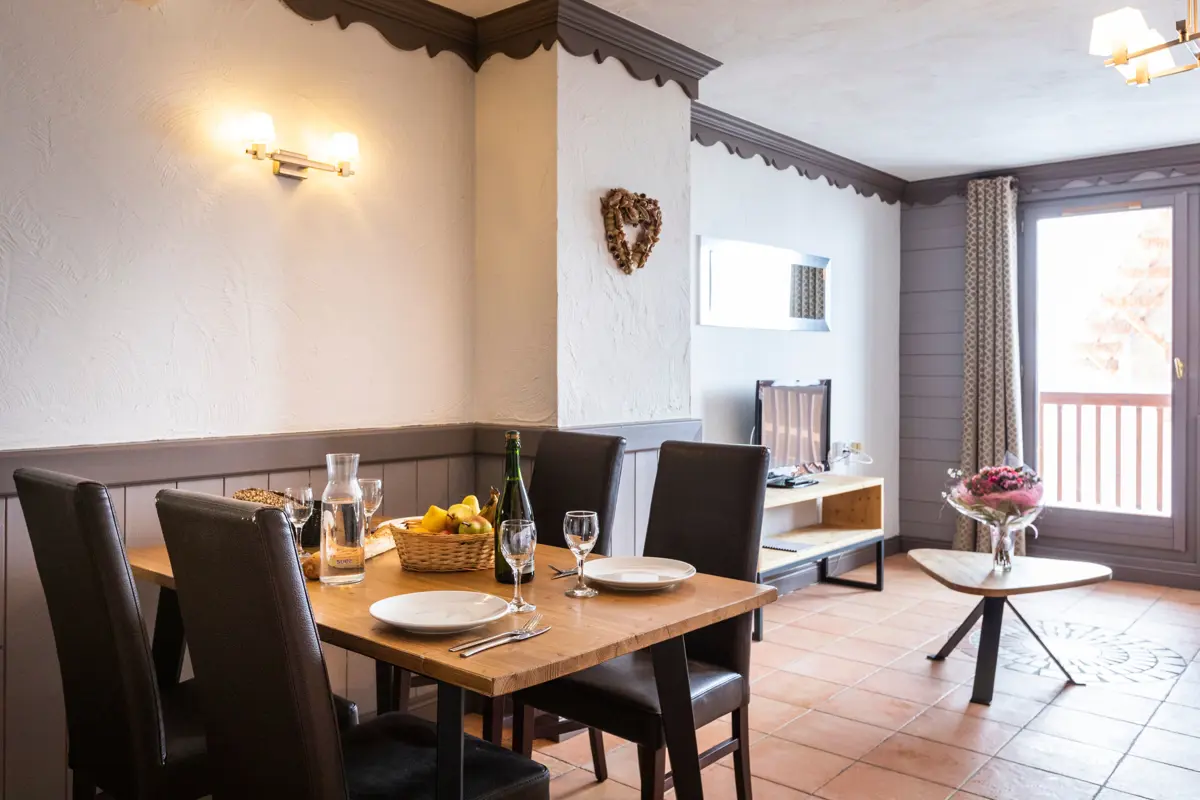 Living Area 4 Person Apartment Plein Sud Val Thorens