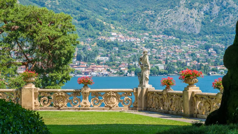 A scenic view of a landscape