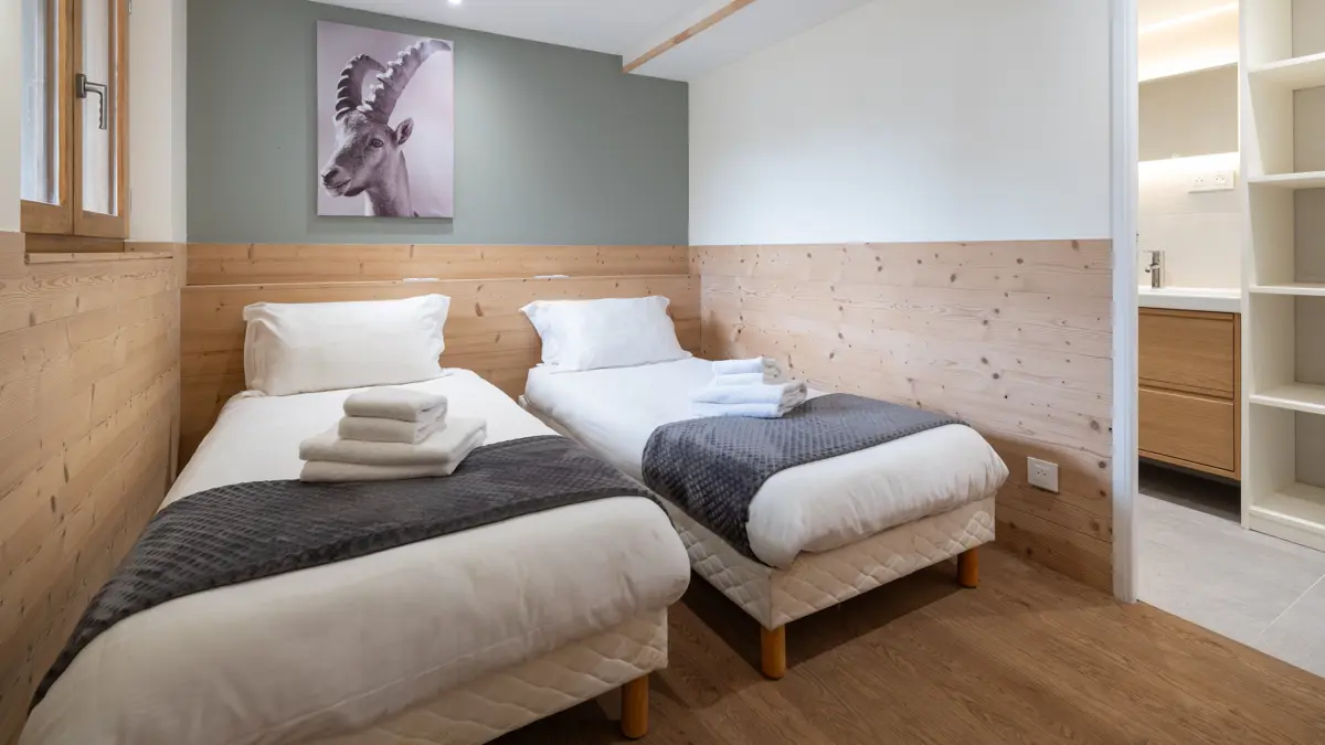Chalet La Bergerie Bedroom One