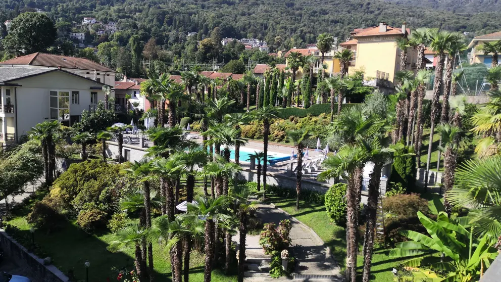 Hotel Beau Rivage Lake Maggiore View From Top [2]
