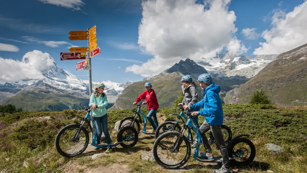 Zermatt Trottibiking