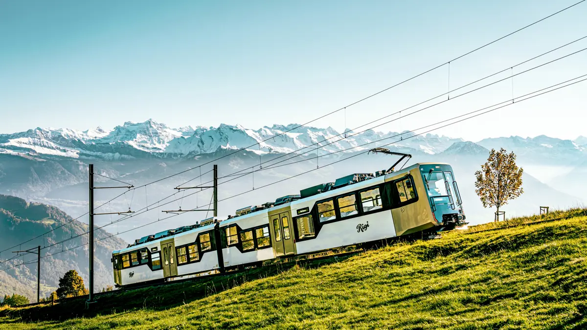 Rigi Kulm cogwheel railway Weggis