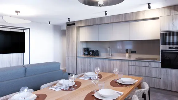 Typical apartment kitchen