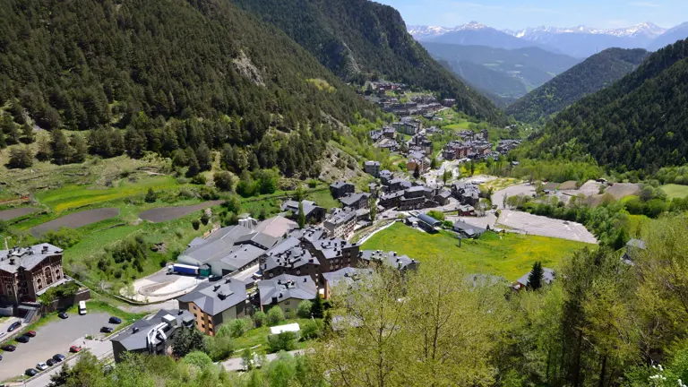 A scenic view of a landscape