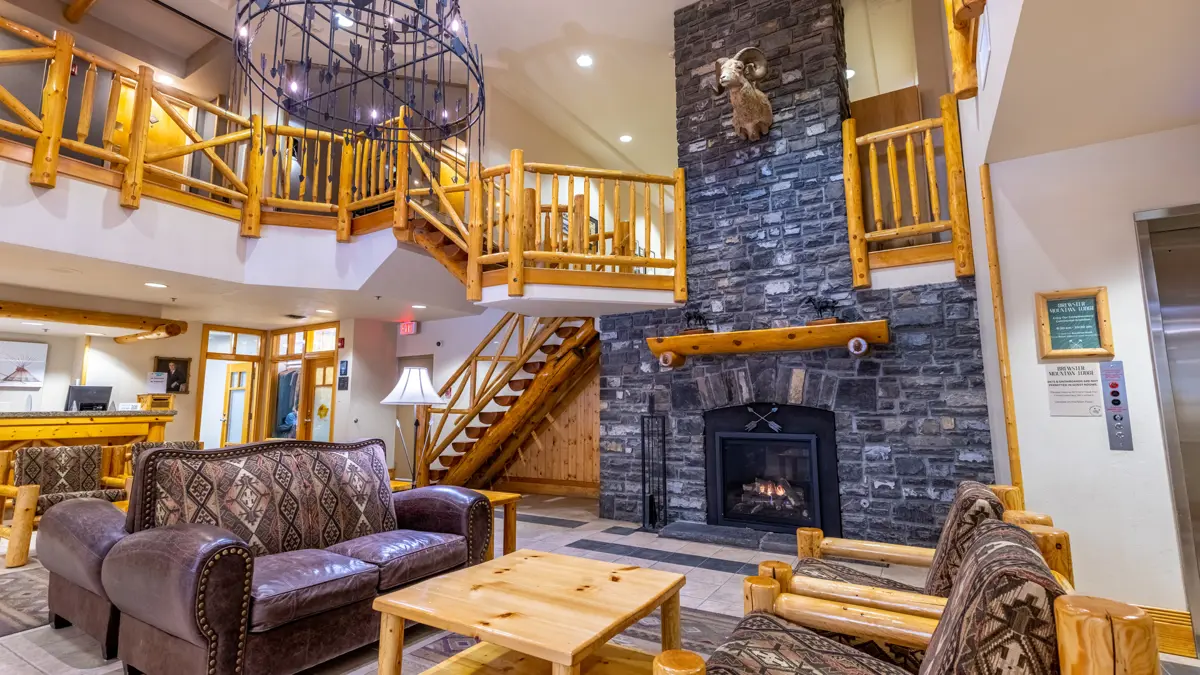 Brewsters Mountain Lodge Banff Lobby