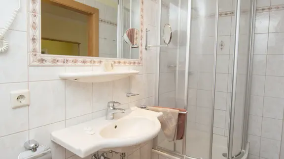 Austrian twin bathroom