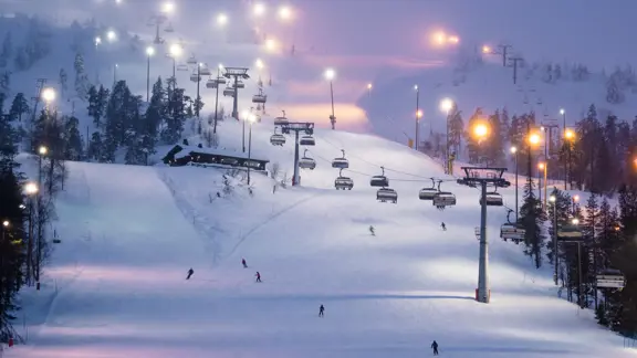 Pyha Floodlit Skiing