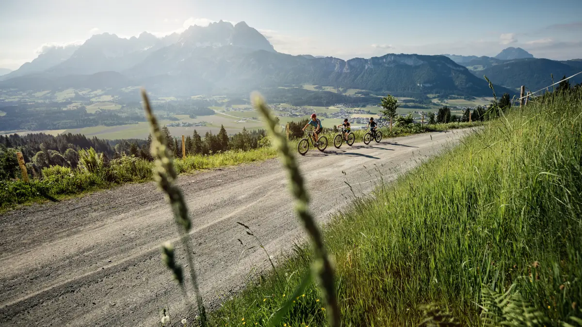 St.Johann Mountainbiking With Wilder Kaiser View