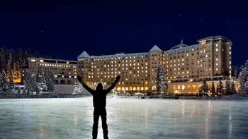 Fairmont Chateau Lake Louise Ski Big 3 Ice Skating