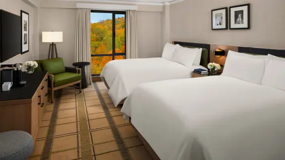 Fairmont room two queen beds