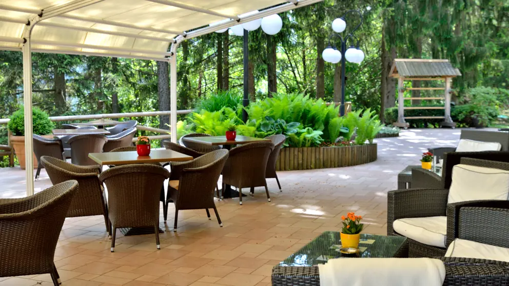 Ribno Alpine Resort Lake Bled Hotel Terrace [3]