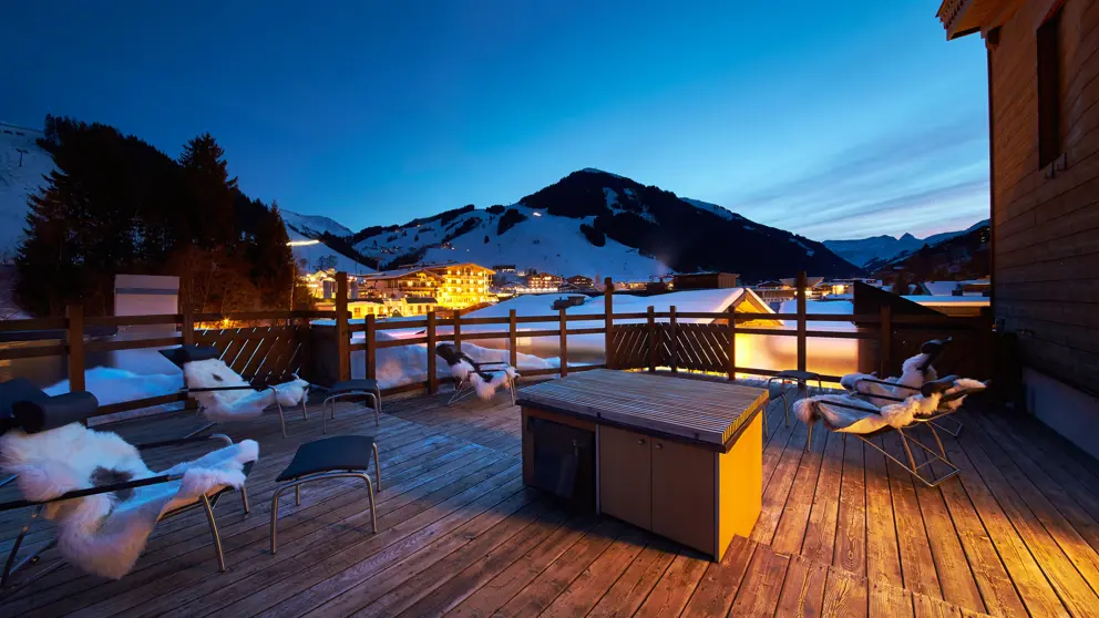 Hotel Glemmtalerhof Hinterglemm Terrace [7]
