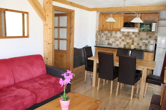 Apartment 2-bedroom: example living area