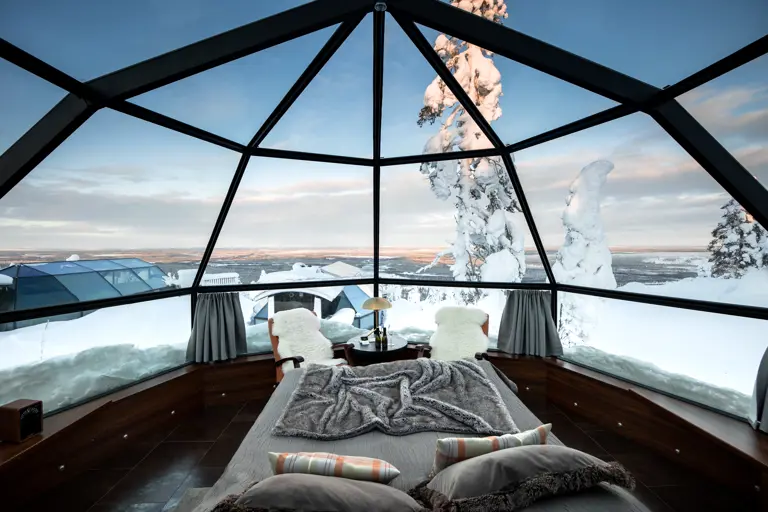 A scenic view of a landscape