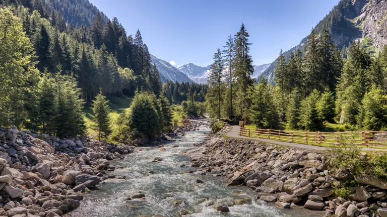 A scenic view of a landscape