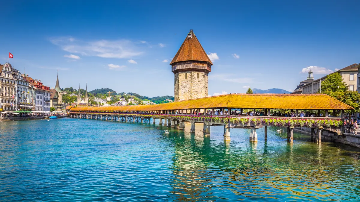 Chapel Bridge Lucerne Switzerland