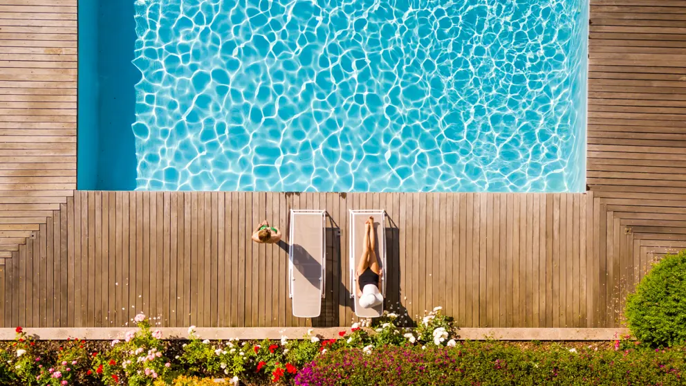 Grand Hotel Bristol, Rapallo, Liguria, Sunbathing [5]