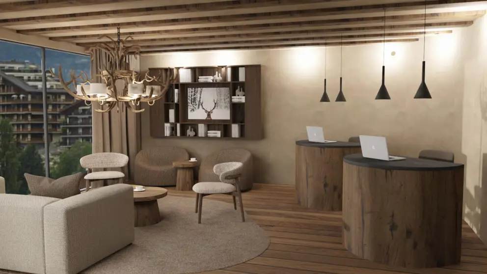 Mont Fort Boutique Hotel Nendaz Reception [6]