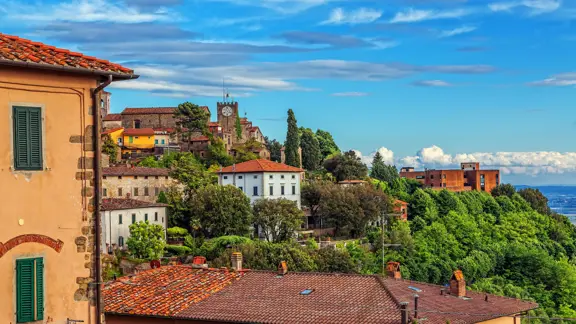 Terracotta roofs of Montecatini Alto