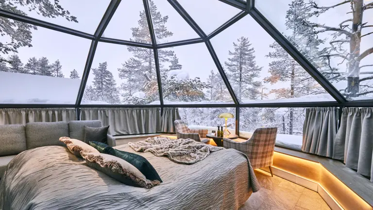 A scenic view of a landscape