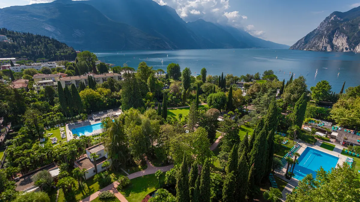 Du Lac Et Du Parc Hotel Riva Del Garda Aerial View