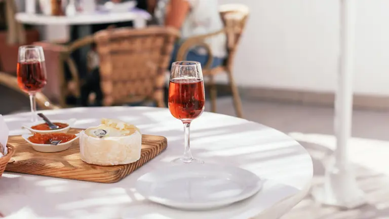 A scenic view of a landscape