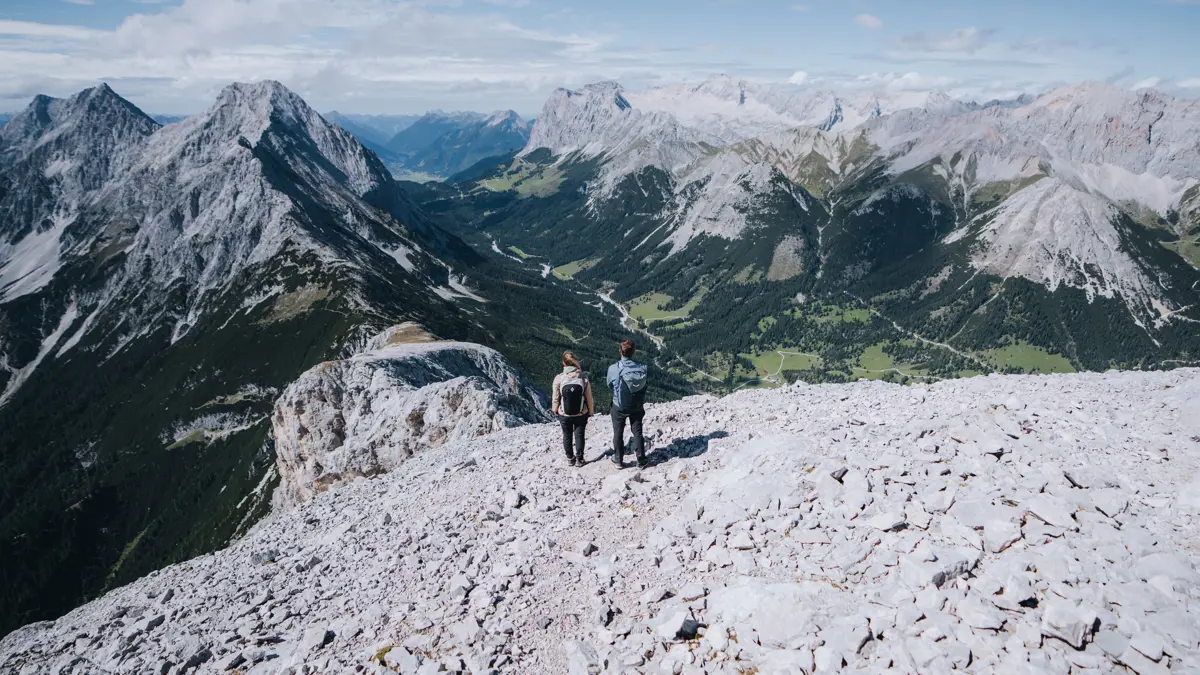 Descent from Niedere Munde towards Gaistal  ©Region Seefeld