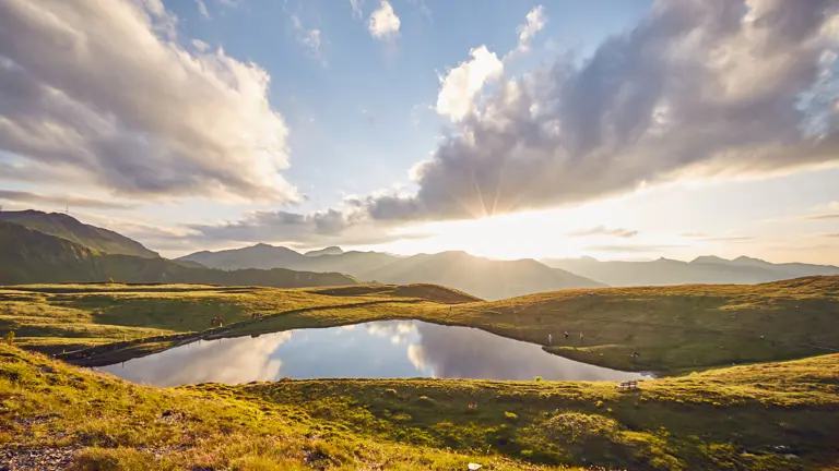 A scenic view of a landscape