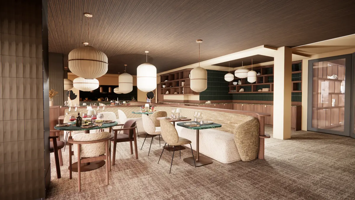 Hotel Fahrenheit Seven Les Menuires Restaurant ©Melvin Delantes