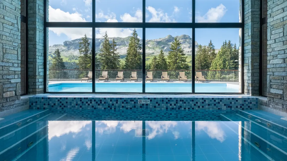 Montsoleil Terrasses D'eos Apartments Flaine Indoor Pool