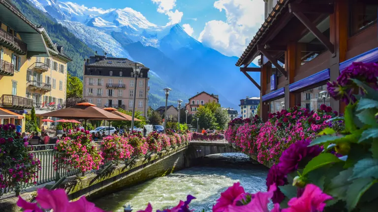 A scenic view of a landscape